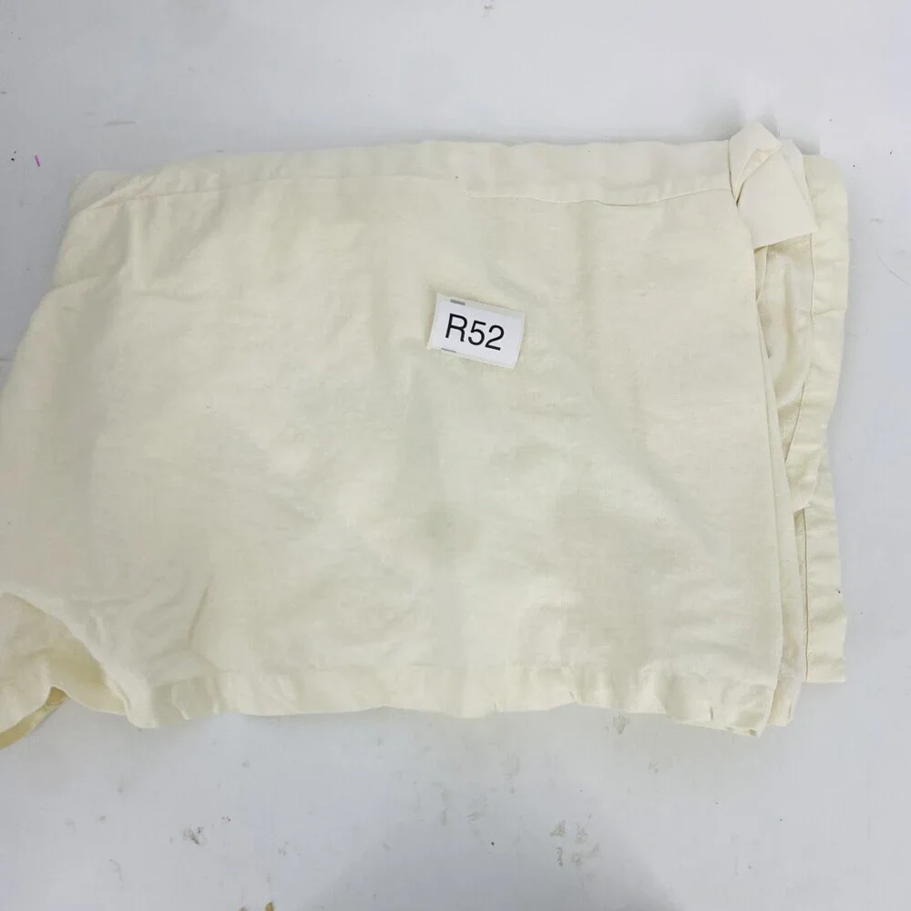 Pottery Barn Off White 100% Cotton Bed Skirt 73x54